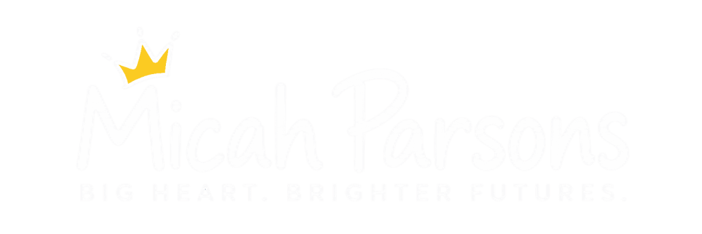 Micah Parsons Crown white Logo